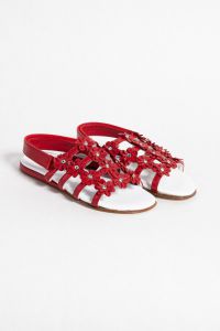 Mimisol flower-embellished sandals