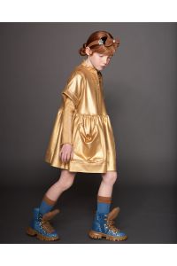 Golden fleece dress