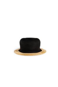 Mimisol raffia-embellished bowler hat