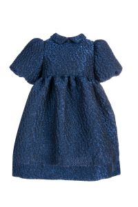 Lurex three dimensional jacquard dress