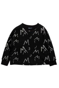 Mimisol logoed jacquard-kint sweatshirt