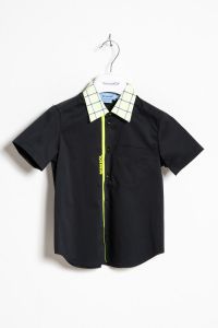 Camicia Mimisol con colletto a quadretti