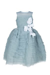 Marchesa Kids Couture flower-embellished gown
