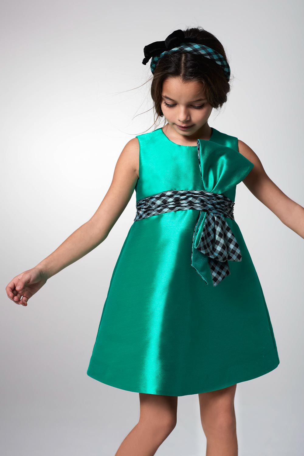 ValMax mikado dress with maxi bow CLO